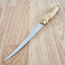 Marttiini Superflex Kitchen Knife 6" Stainless Fillet Blade Birch Wood Handle