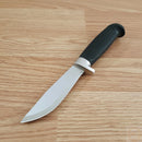 Marttiini Fixed Knife 4.12" 420 Steel Skinner Blade Black Textured Rubber Handle