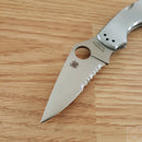 Spyderco Uptern Lock Folding Knife 2.84" 8Cr13MoV Steel Blade Stainless Handle