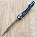 Bestech Knives Ornetta Folding Knife 3.63" N690 Steel Blade Carbon Fiber / G10 Handle