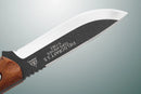 TOPS Fieldcraft Fixed Knife 3.75" Full Tang 1095HC Steel Blade Micarta Handle