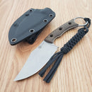 Civivi Midwatch Fixed Knife 3.38" Bohler N690 Steel Clip Point Blade Micarta Handle
