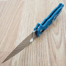 Spyderco Manix 2 Ball Bearing Folding Knife 3.38" CPM SPY27 Steel Blade Blue Bi-directional Texture FRN Handle