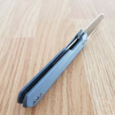 Bestech Knives Bestechman Dundee Linerlock Folding Knife 3.5" D2 Tool Steel Blade Blue-Gray G10 Handle