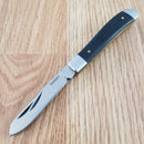 Kershaw Gadsden Pocket Knife 7Cr17MoV Steel Clip/Spey Blades Black G10 Handle