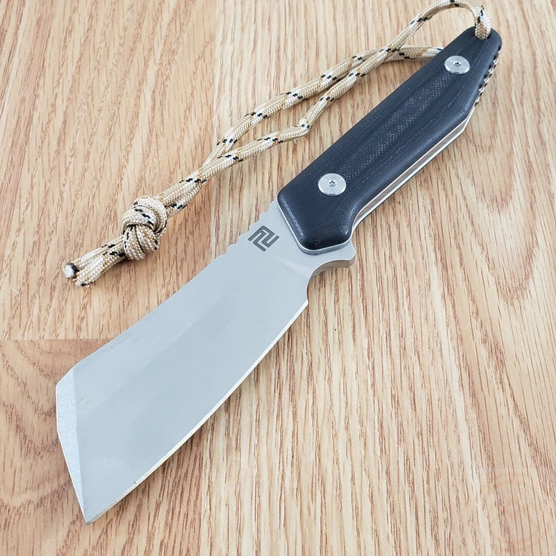 Artisan Cutlery Osprey Fixed Knife 3.75" D2 Tool Steel Blade Black/White G10