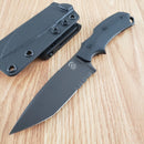 Bastinelli R.E.D. V2 Fixed Knife 4" N690 Steel Full Tang Blade Black G10 Handle