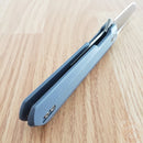 Bestech Knives Bestechman Dundee Linerlock Folding Knife 3.5" D2 Tool Steel Blade Blue-Gray G10 Handle