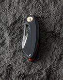 Bestech Knives Bihai Linerlock Folding Knife 2.13" 14C28N Steel Blade Black G10 Handle