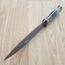 Condor Primitive Bush Fixed Knife 8.25" 1075HC Steel Blade Linen Micarta Handle