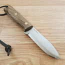 Joker Nordico Survival Fixed Knife 4" Sandvik 14C28N Steel Blade Walnut Handle