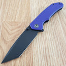 Civivi Brazen Linerlock Folding Knife 3.5" D2 Tool Steel Blade Purple G10 Handle