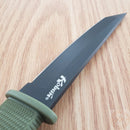 Cold Steel Kobun Fixed Knife 5.50" AUS-8A Stainless Blade Green Kray-Ex Handle