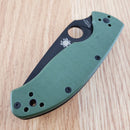 Spyderco Tenacious Linerlock Folding Knife 3.38" 8Cr13MoV Steel Blade G10 Handle