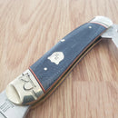 Rough Ryder Whittler Pocket Knife Stainless Steel Blades Jean Micarta Handle