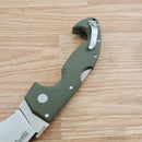 Cold Steel Spartan Folding Knife 4.5" CPM-S35VN Steel Blade OD Green G10 Handle