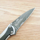Kershaw Leek Assisted Folding Knife 3" Damascus Steel Blade Stainless Handle