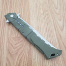 Cold Steel Large Luzon Liner Folding Knife 6" 8Cr13MoV Steel Blade OD Green GFN Handle