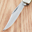 Rough Ryder Large Moose Lollipop Pocket Knife Stainless Steel Clip And Long Spey Blades Multi Synthetic Handle