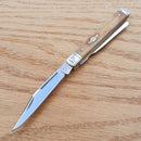 Rough Ryder Doctors Pocket Knife Stainless Blades Tobacco Smooth Bone Handle