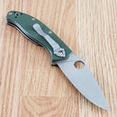 Spyderco Tenacious Linerlock Folding Knife 3.38" 8Cr13MoV Steel Blade G10 Handle