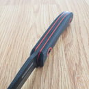 Rough Ryder Neck Fixed Knife 3" 3Cr13 Steel Full Tang Blade Black G10 Handle