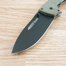 Cold Steel 4-Max Scout Folding Knife 4" AUS-10A Steel Blade Green Griv-Ex Handle