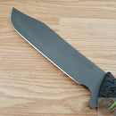 Schrade LeROY Fixed Knife 10.37" 8Cr13MoV Steel Full Blade Black TPR Handle