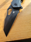 Bestech Knives Operator Folding Knife 3.5" D2 Tool Steel Blade Black G10 Handle