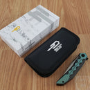 Bestech Knives Samari Frame Folding Knife 3.88" Bohler M390 Steel Blade Titanium Handle