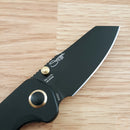 CJRB More Maileah Folding Knife 3" AR-RPM9 Stainless Steel Blade Black G10 Handle