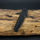 Artisan Andromeda Folding Knife 3.50" CPM S35VN Steel Blade Black Micarta Handle