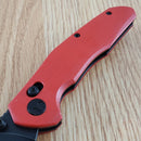 Bestech Knives Ronan B-Lock Folding Knife 3.25" 14C28N Stainless Steel Blade Red G10 Handle