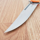 Cold Steel Large Luzon Folding Knife 6" 8Cr13MoV Stainless Steel Blade Orange GFN Handle