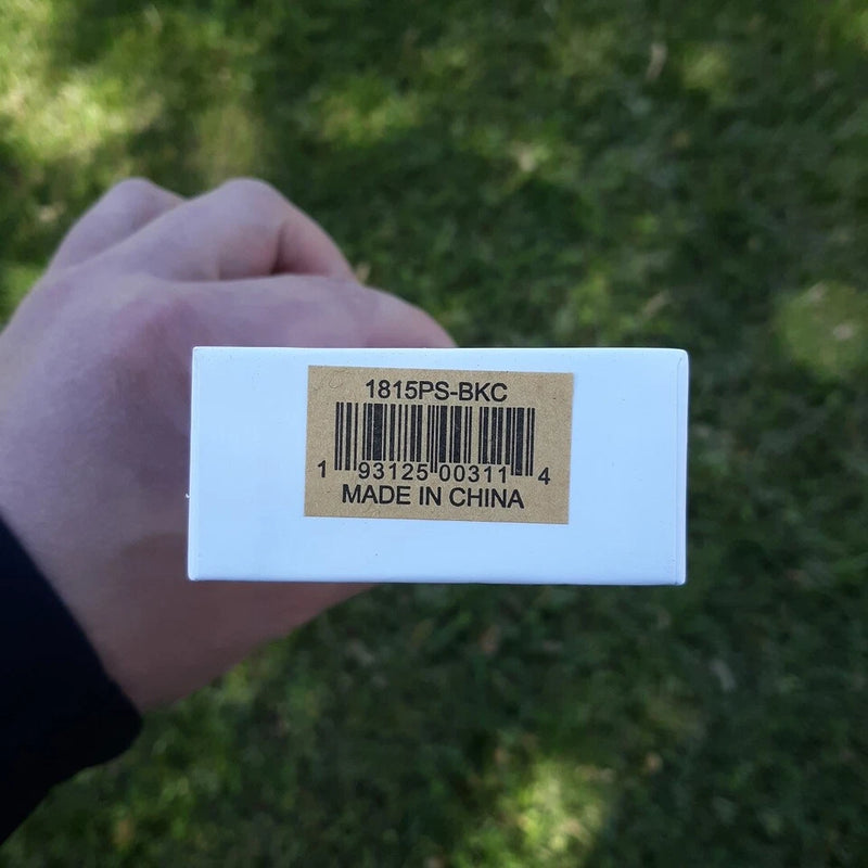 Artisan Tomahawk Folding Knife 3" Stonewash D2 Tool Steel Blade Black G10 Handle