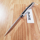 RUIKE P801 Framelock Folding Knife 3.5" 14C28N Steel Blade Stainless Handle