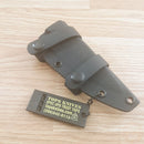 TOPS C.U.T. 4.0 Fixed Knife 4.25" 1095HC Steel Full Tang Blade Tan Micarta Handle