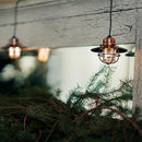 Barebones Living Edison Pendant Light Copper Powder-Coated Steel Construction
