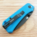 Civivi Baby Banter Pocket Folding Knife 2.2" Nitro-V Steel Blade Blue G10 Handle