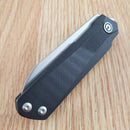 Civivi Ki-V Plus Liner Folding Knife 2.5" Nitro-V Steel Blade Black G10 Handle