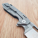 Bestech Knives Shodan Folding Knife 3.88" S35VN Steel Blade Carbon Fiber/Titanium Handle