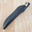 BPS Knives Bushcraft Fixed Knife 5." 1066 Carbon Steel Blade Walnut Wood Handle