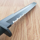 KA-BAR Fixed Knife 8" 1095 Steel Tanto Blade Black Rubber G / Carbon Steel Handle 1245