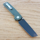 Bestech Knives Sledgehammer Folding Knife 3" D2 Tool Steel Blade Green Micarta Handle
