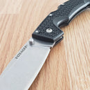 Cold Steel L Voyager Folding Knife 4" AUS-10A Steel Blade Black Black Griv-Ex Handle