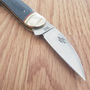 Rough Ryder Whittler Pocket Knife Stainless Steel Blades Jean Micarta Handle