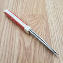 Case XX Mini Trapper Pocket Knife Carbon Steel Blades Red Smooth Synthetic Handle