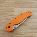 Ontario RAT I Linerlock Folding Knife 3.5" AUS-8 Steel Blade Orange G10 Handle