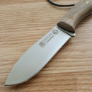 Joker Canadiense Bushcraft Fixed Knife 4.25" Sandvik 14C28N Steel Blade Walnut Handle