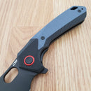 CJRB Caldera Liner Folding Knife 3.5" AR-RPM9 Steel Blade Black/Blue/Gray G10